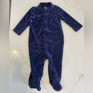 Ralph Lauren blue velour pyjamas. 6 months.